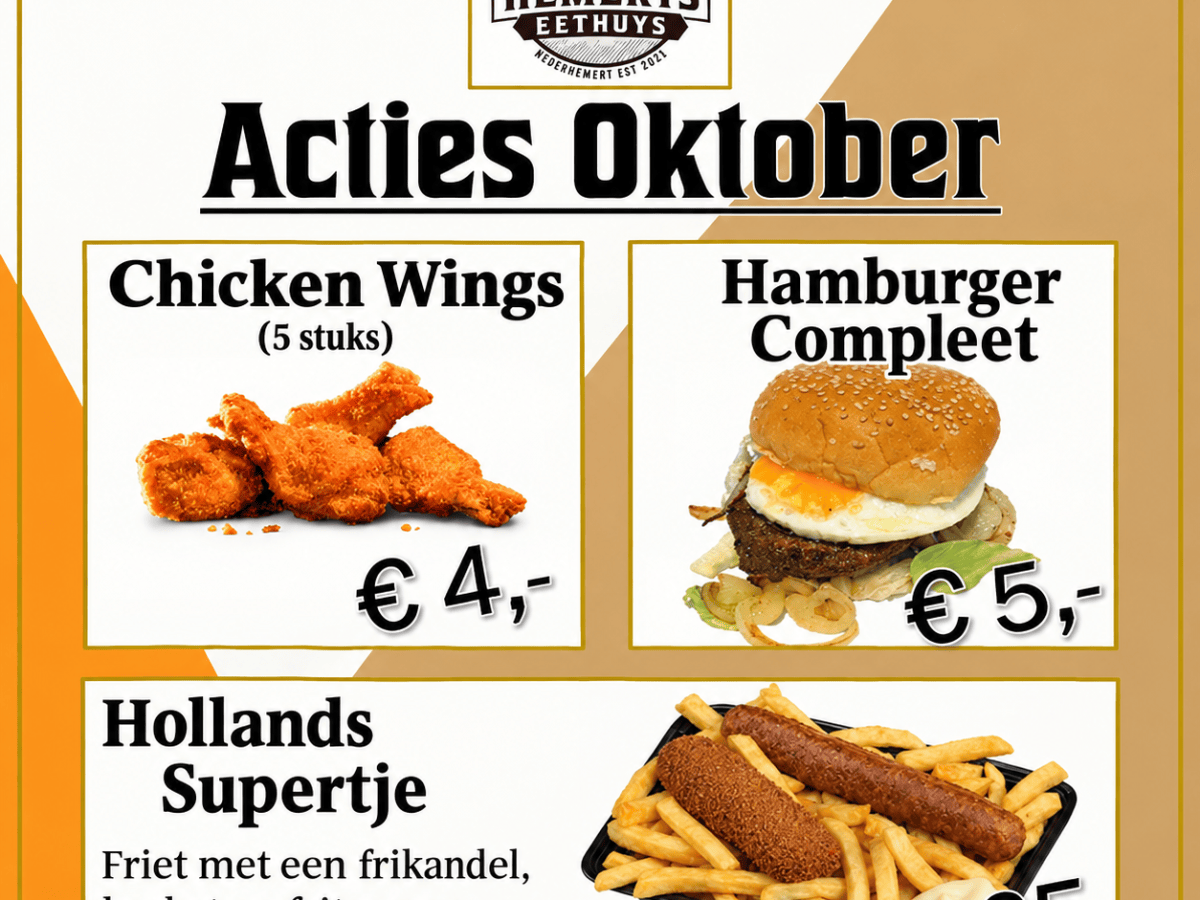 Acties oktober 2026